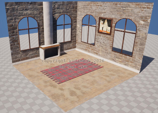 3D Assets I created in Blender and textured in Substance Painter for a group project.