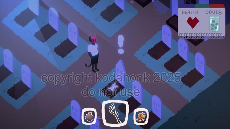 A nighttime graveyard scene made for my 2D asset production unit. We focused on re-usability of assets and post-processing in Unity.